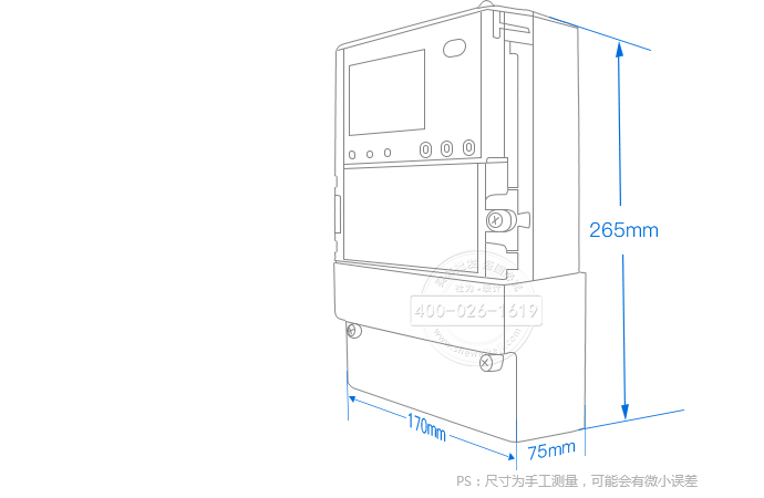 科陆DSSD718手工测绘图