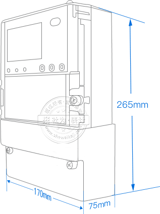 科陆DSSD718手工测绘图